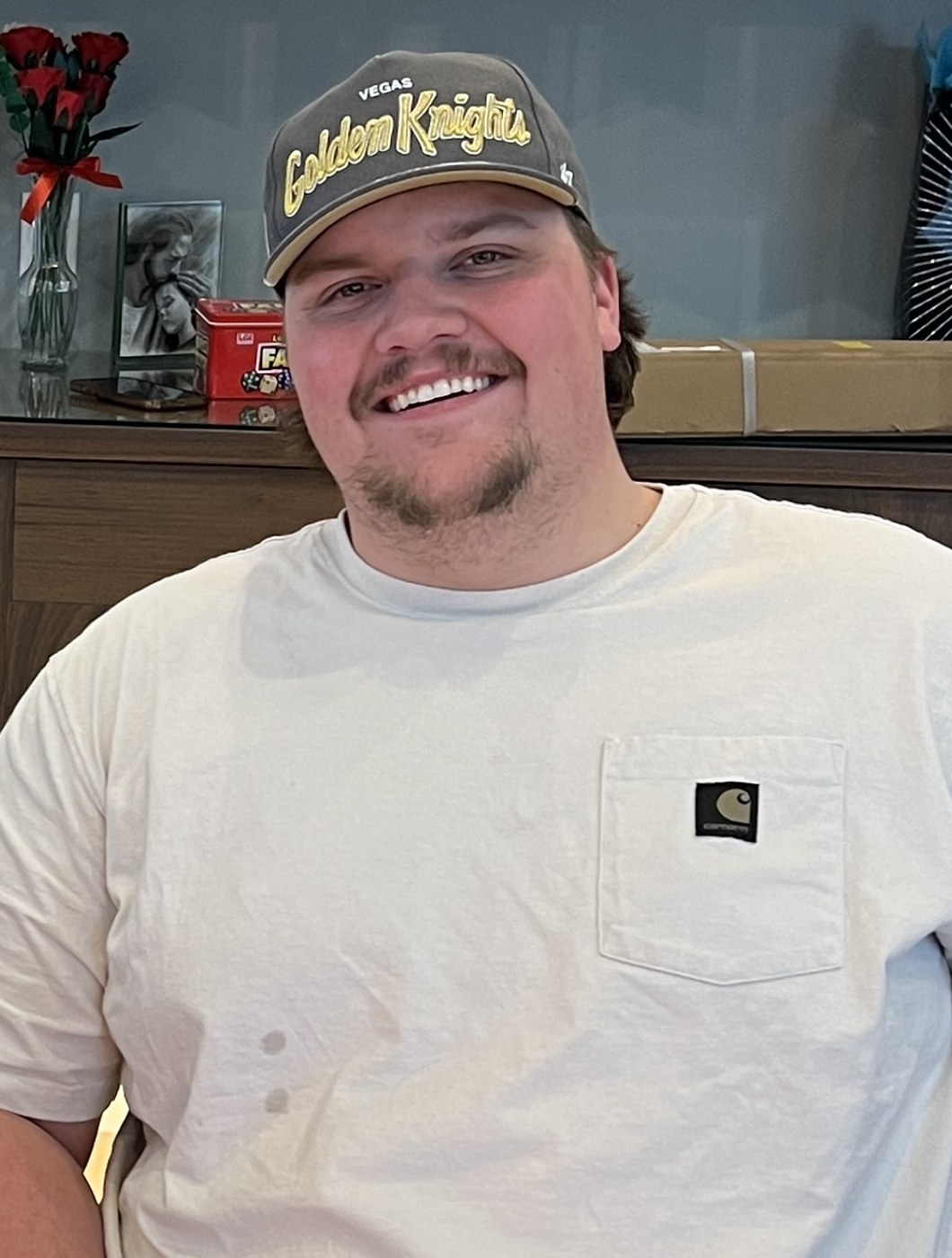 JJ Loveland at his heaviest, before the second transformation.